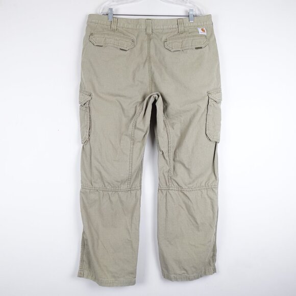Carhartt Force Tappen Cargo Pants Mens 40x30 Relaxed Fit Ripstop Workwear - Picture 4 of 11